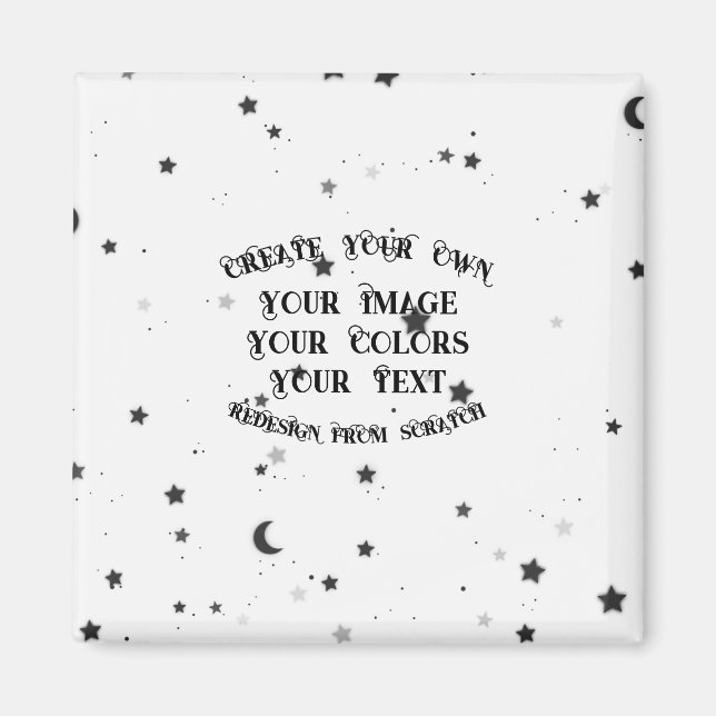 Aimant Créez votre propre personnalisation personnalisée (Devant)