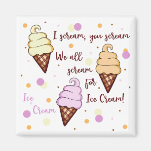 Aimant Crème glacée