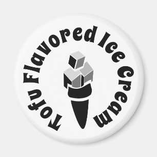 Aimant Crème glacée au tofu