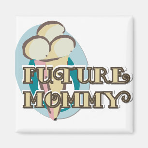 Aimant Crème glacée Futurs T-shirts et cadeaux maman