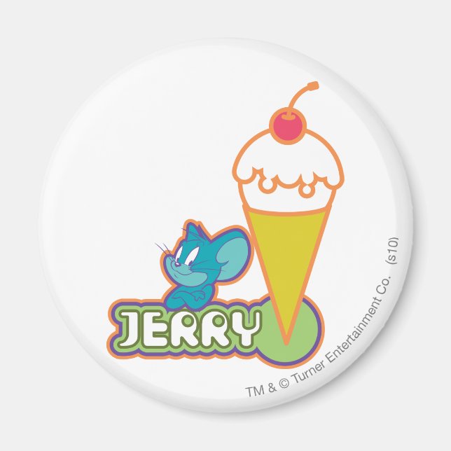 Aimant Crème glacée Jerry (Devant)
