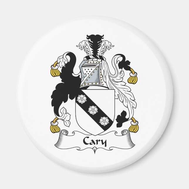 Aimant Crest de la famille Cary (Devant)
