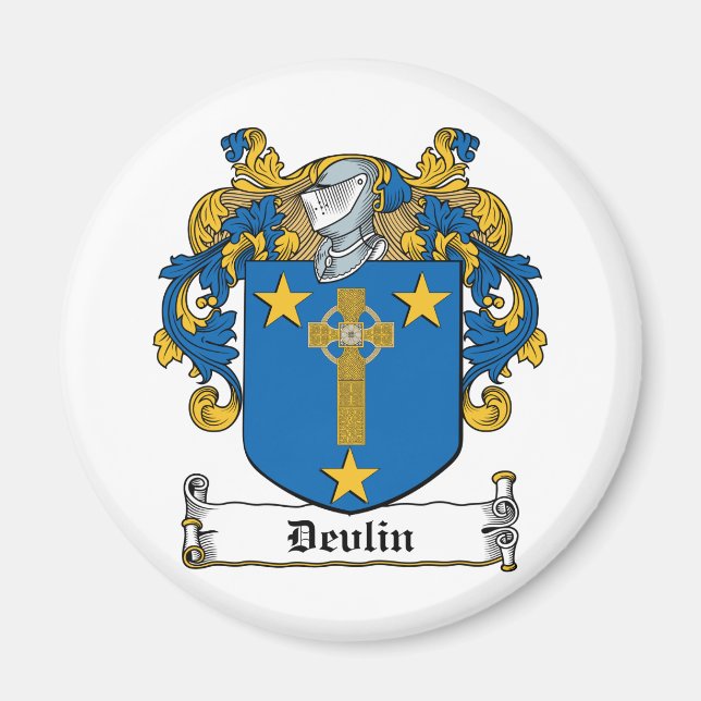 Aimant Crest de la famille Devlin (Devant)