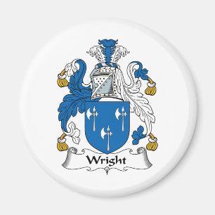 Aimant Crest de la famille Wright