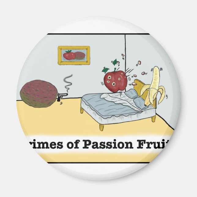 Aimant Crimes de passion Fruit Zazzle (Devant)