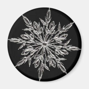Aimant Cristal glacé noir