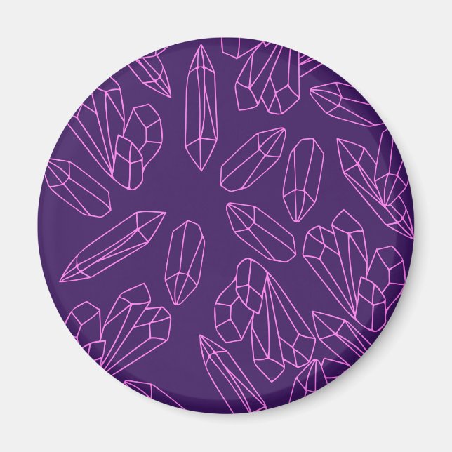 Aimant Cristaux mystiques (Devant)