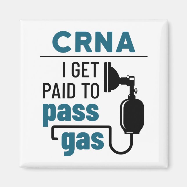 Aimant CRNA I est payé pour passer du gaz (Devant)