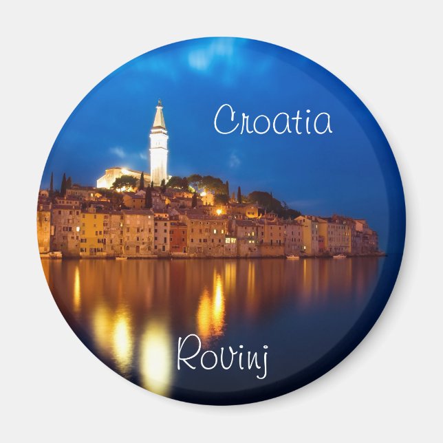Aimant Croatie magnifique, Rovinj (Devant)