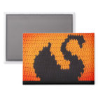 Crochet d'artiste du Cygne noir Coucher de soleil 