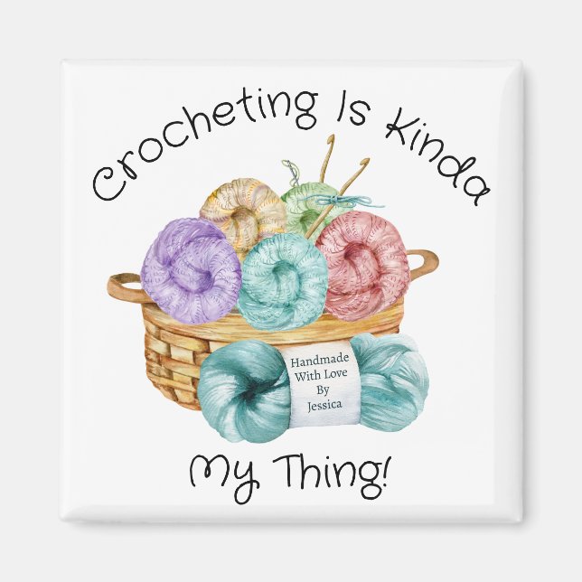 Aimant Crochet personnalisé (Devant)