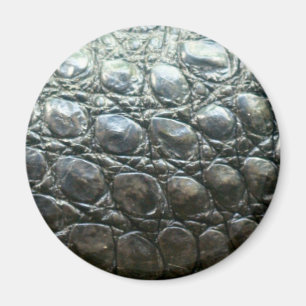 Aimant Crocodile Caiman Faux Alligator-Skin Design