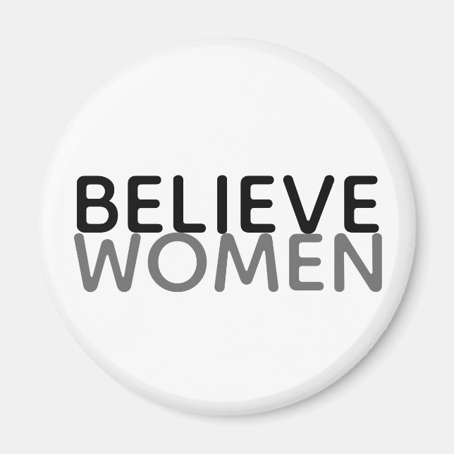Aimant "Crois aux femmes" (Devant)
