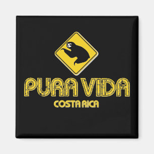 Aimant Croisement de paresse du Costa Rica Pura Vida