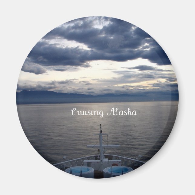 Aimant Croisière Alaska (Devant)