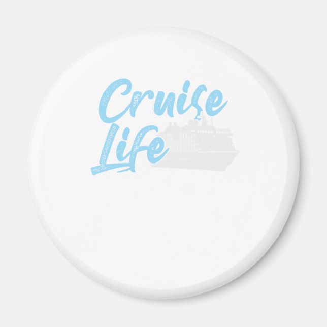 Aimant Croisière Ancre de vacances Cruisinmg (Devant)