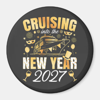 Aimant Croisière dans le Nouvel An 2027 Cercle