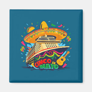 Aimant croisière du Cinco de mayo vacances mexicaines