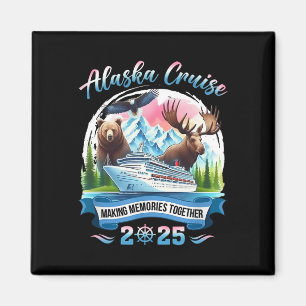 Aimant Croisière en Alaska 2025 Créer des souvenirs ensem