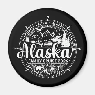 Aimant Croisière en Alaska 2026 Vacances familiales en Al