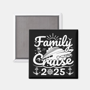 Aimant Croisière en famille 2025 Cool Funny Voyage en fam