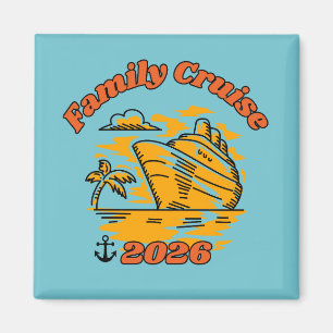 Aimant Croisière en Famille 2026 Porte