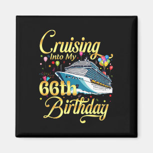 Aimant Croisière pour mon 66e anniversaire Croisière 66 a
