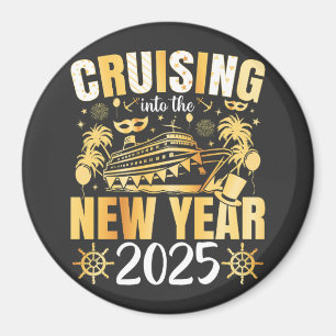 Aimant Croisière sur la croisière du Nouvel An 2025 Circl