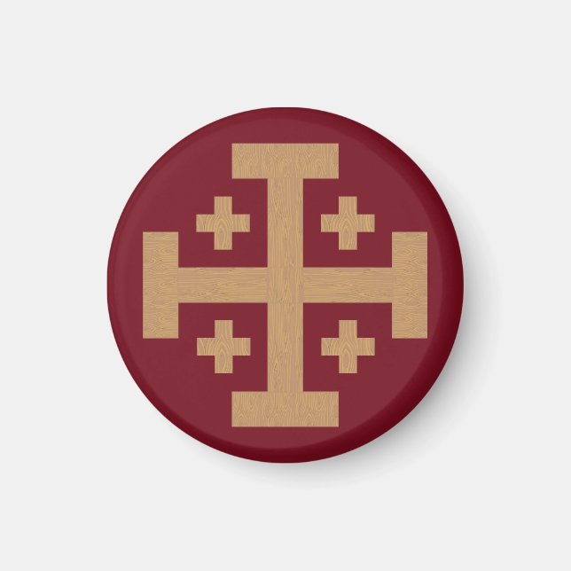 Aimant Croix de Jérusalem (Devant)