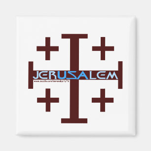 Aimant Croix de Jérusalem