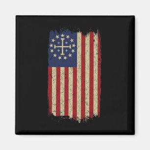 Aimant Croix des Templiers Croix de Jérusalem Drapeau Amé