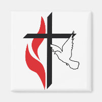 Croix méthodiste et colombe