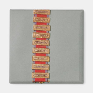 Aimant Croix péninsulaire d'or, c.1813