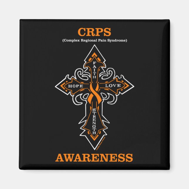Aimant Croix/Prise de conscience...CRPS (Devant)