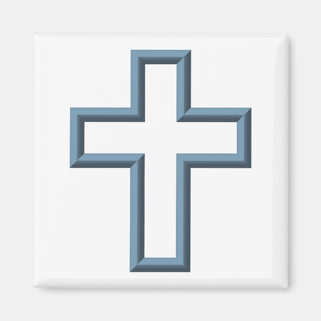 Aimant Croix vide (Devant)