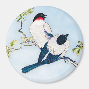 Aimant Croquis d'encre japonaise vintage