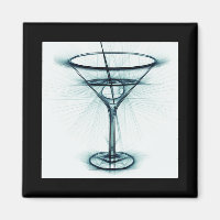 Croquis en verre Martini
