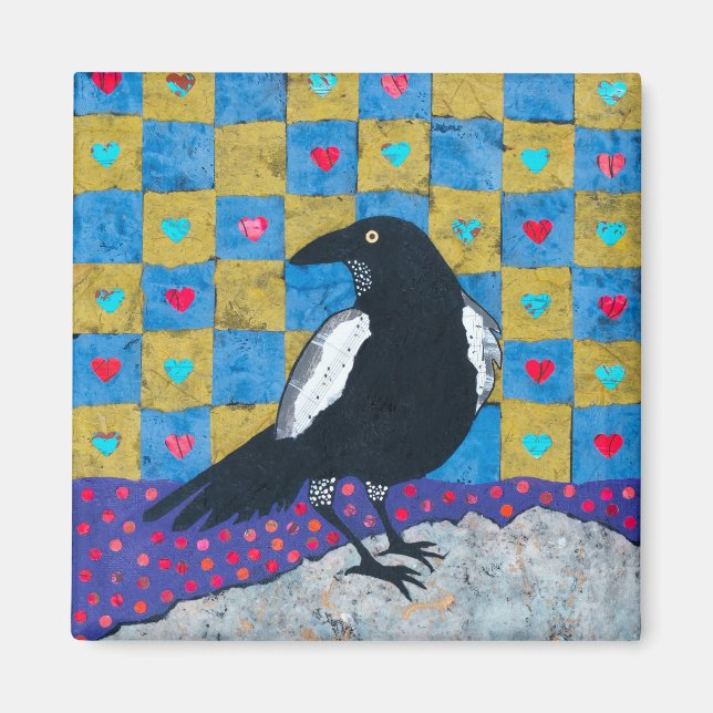 Aimant Crow Love (Devant)