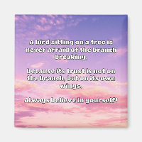 Croyance Empath Citation d'encouragement positif