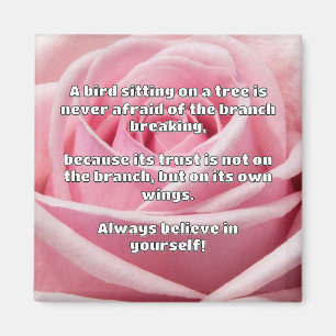 Aimant Croyance Empath Citation d'encouragement positif