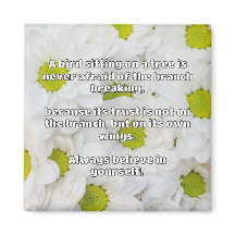 Croyance Empath Citation d'encouragement positif