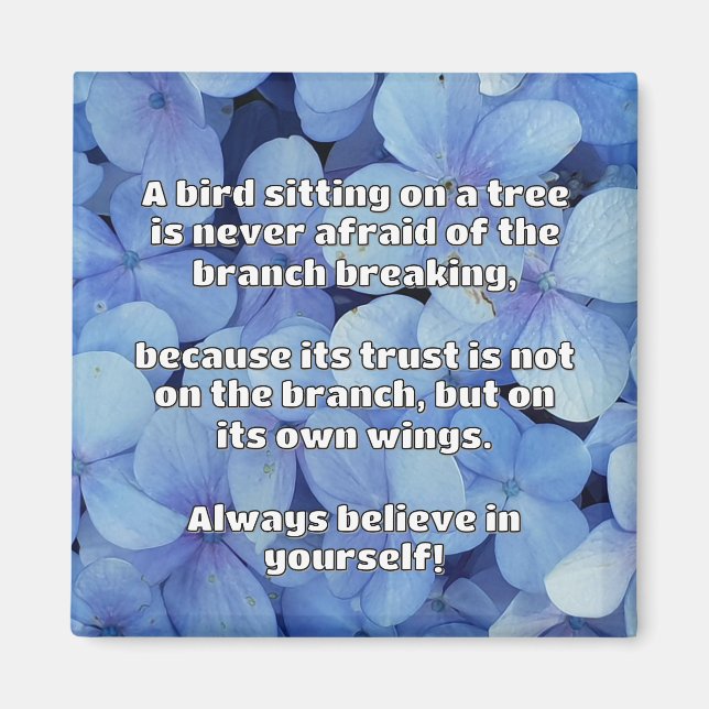 Aimant Croyance Empath Citation d'encouragement positif (Devant)