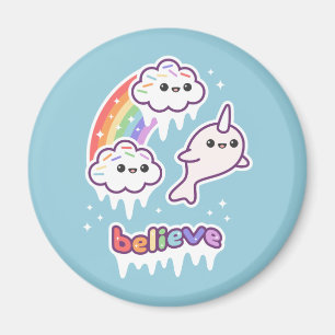 Aimant Croyez au Narwhals