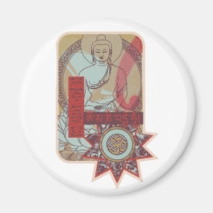 Aimant Cru de bourdonnement de l'OM Mani Padme