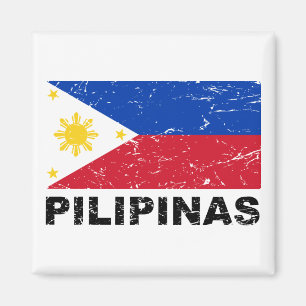 Aimant Cru de drapeau de Philippines