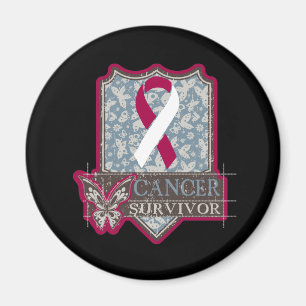 Aimant Cru de survivant de cancer de la tête et du cou