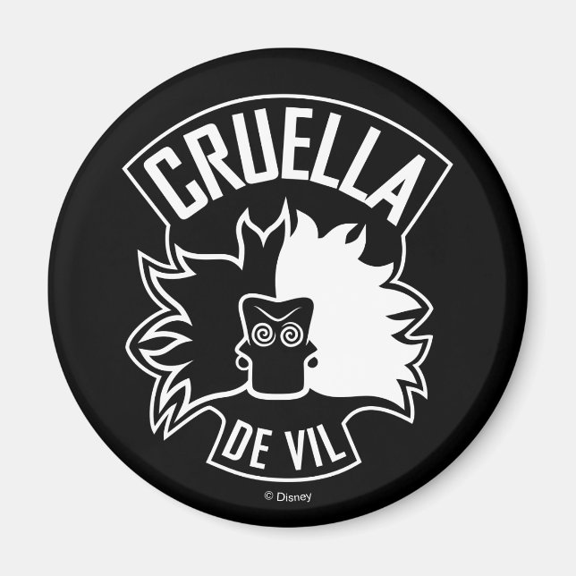 Aimant Cruella De Vil | 101 Dalmatiens (Devant)
