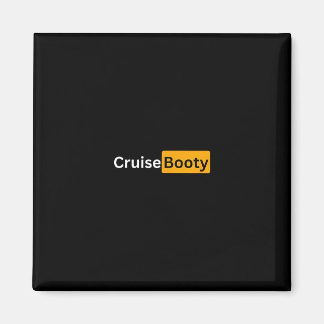 Aimant Cruise Booty - Y Cruising Bon Voyage Gifts  (Devant)