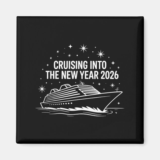 Aimant Cruising Into 2026 New Years Eve Family Matching H (Devant)