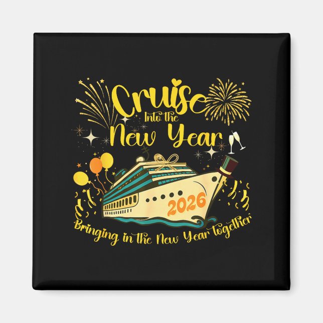 Aimant Cruising Into 2026 New Years Eve Party Favors Fami (Devant)